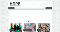 Desktop Screenshot of hope-ucc.org